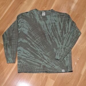 PINK Victoria's Secret Teal Tie-Dye Top